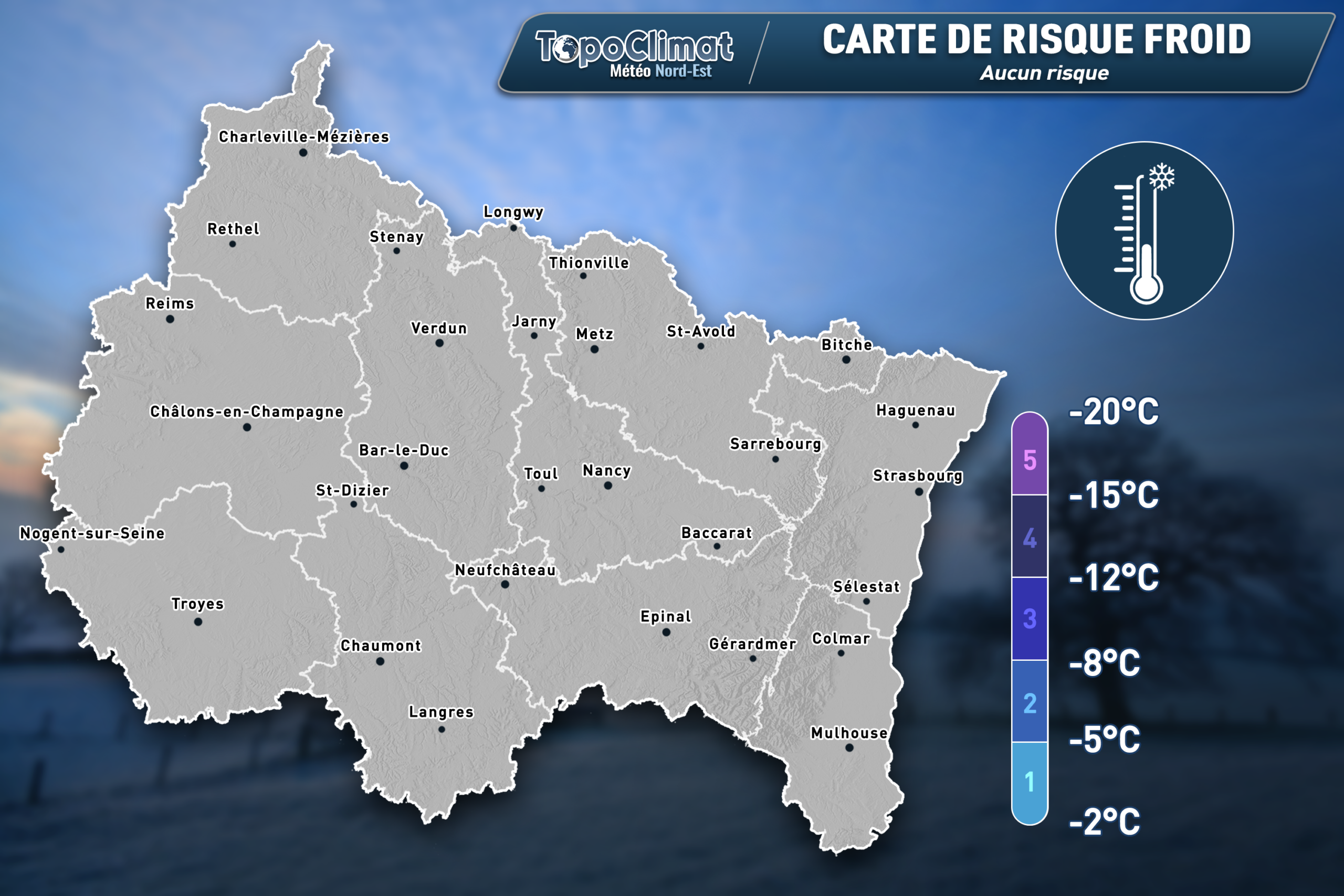 Infographie du risque froid Topoclimat