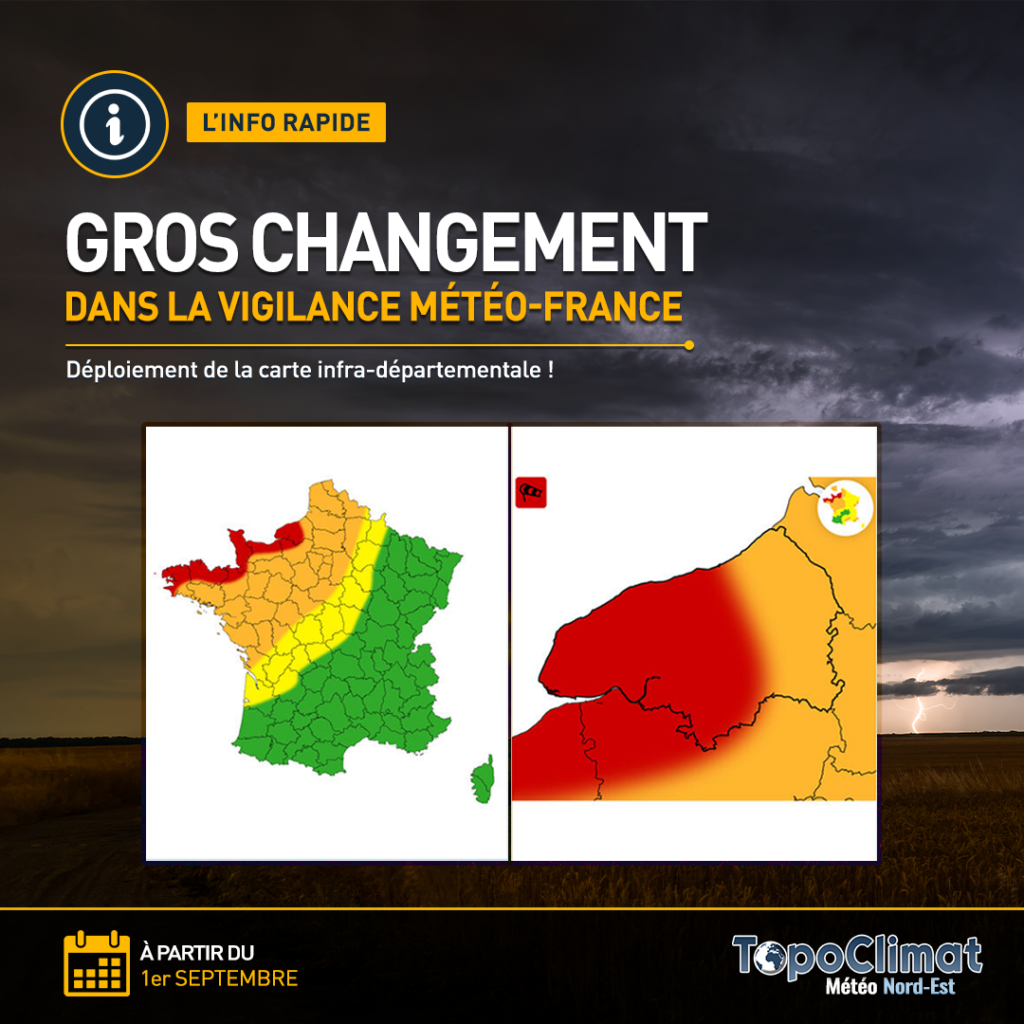 La Vigilance de Météo-France change dès ce 1er Septembre !